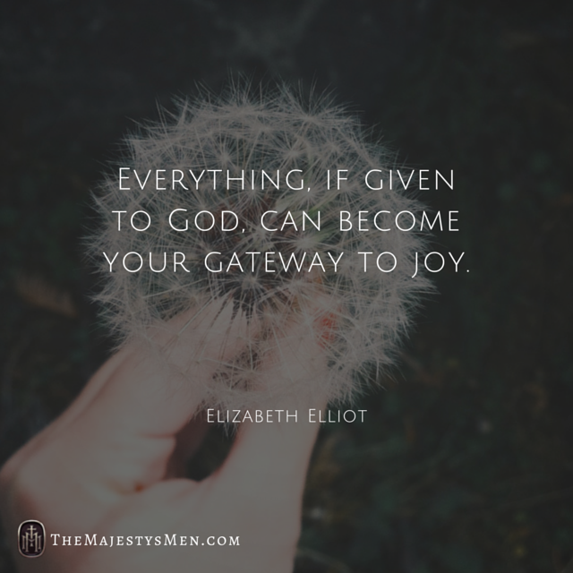 give to God for joy