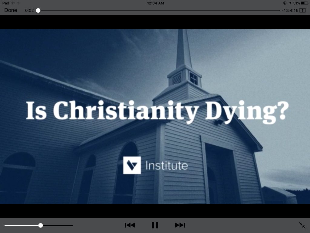 Christianity dying video teaching training