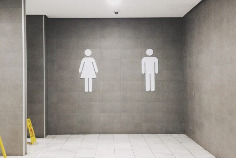men's and women's bathroom signs